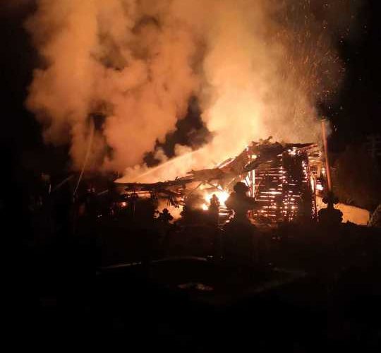 Biserică arsă din temelii la Suceava