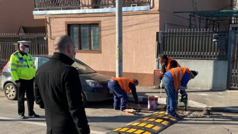 Limitatoare de viteză, montate în urma tragediei din Andronache
